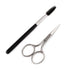REFINE - Italy Eyebrow Scissors with Wooden Handle Grooming Kit