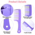 Mini Hair Combs for Women, 2 Pack Small Wide Tooth Comb Portable Travel Detangling Comb Anti-Static Curl Comb Shower Comb No Tangle Hair Brush for Curly/Long/Wet Hair, Reduce Hair Loss and Dandruff