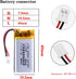 Liter 3.7V 700mAh 802040 Lipo Battery Rechargeable Lithium Polymer ion Battery Pack with JST 2.0mm Connector