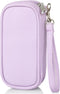 Teircno Portable Tampon Storage Bag,Tampon Holder for Purse, Small Organizer Bag with Handle,