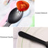 100PCS Disposable Sporks, Eco-Friendly Durable Plastic Spork, 2 in 1 Forks and Spoons (Pink)