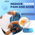 CMC Thumb Brace, Thumb Brace Support Splint for Thumb Pain Relief, Tendonitis, Thumb Stabilization Support for Reversible Thumb Hand Discomfort Pain - One Size for Men & Women