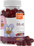 Zahler Chapter One Vitamin D3 K2 Gummies, 1000IU of Vitamin D3 & 45MCG of Vitamin K2, Kosher, 60 Gummies