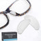 Eyeglass Nose Pads - Adhesive Anti-Slip Soft Silicone Nose Pad Cushion for Glasses, 12 Pairs, Clear