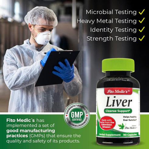 FITO MEDIC'S Lab Liver Cleanse Detox & Repair | Milk Thistle, Artichoke Extract, Boldo, Rhubarb - Ultra High Absorption