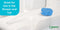 Essential Medical Supply Hourglass Bath and Shower Sponge with Extra Long Curved Handles
