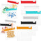 Ptwola 12 Pcs Zippered Pill Pouch Slide Lock Storage Bags Reusable Mini Seal
