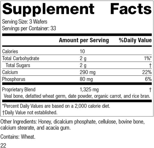 Standard Process Calcifood - Supports Calcium Absorption, Build Bone Strength with Calcium, Phosphorus