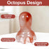 yeloumiss 2 Pack 8 Octopus Head Massage Comb Pink Manual Scalp Massager for Headaches Migraines Stress Relief Point