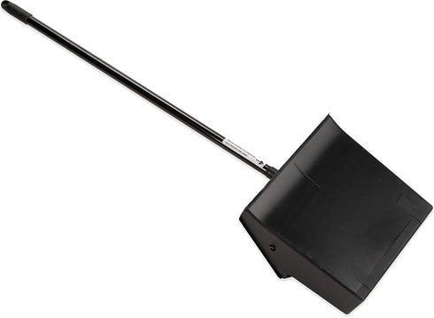 Carlisle FoodService Products Duo-Pan Upright Dust Pan, 30 Inches, Black for Floor Cleaning
