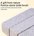 Loske (6, Replaceable Pumice Stone for Toilet Cleaning, Eco Friendly Pumice Stone for Effective Toilet Scrubbing, Non