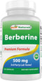 Best Naturals Berberine 500mg 120 Capsules for Immune Function, Cardiovascular & Gastrointestinal Support