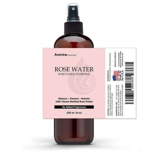 Rose Floral Water Hydrosol - 4oz (120ml)