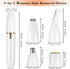 Hicdaw Electric Razors for Women 4 in 1 Bikini Trimmer Pubic Hair Face Shavers Nose Hair Trimmer Arm Legs Underarm Eyebrows Electric Trimmer USB Rechargeable