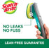 Scotch-Brite Heavy Duty Advanced Soap Control Dishwand Kit, Includes 1 Wand & 5 Refill Pads, Control Soap with a Button