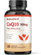 CoQ10 300mg - 120 Capsules - High Absorption - Non-GMO - Gluten-Free