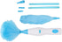 180° Bendable Electric Duster for Window Blinds and Furniture with Electrostatic Cleaning Feature