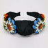 QTMY Rhinestone Crystal Headbands for Women, Hair Hoop Accessories Headwear Jewelry, 522 (Black)
