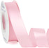 Ribbli Light Pink Baby Pink Satin Ribbon, 1” x 25 Yards Continuous, Use for Gift Wrapping, Bows, Baby Shower