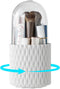 360 Rotating Makeup Brush Holder Organizer, 5 Slot Cup for Cosmetics, Lipsticks, Art Supply, Bathroom Vanity (White