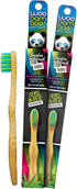 Woobamboo! Kid's Bamboo Toothbrush - Super Soft BPA Free Nylon Bristles, Eco-Friendly, Biodegradable, Compostable,