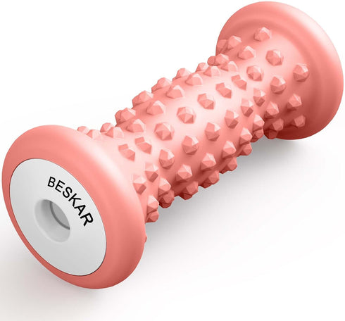 BESKAR Foot Massage Roller for Plantar Fasciitis Relief, Foot Reflexology Tool for Deep Tissue Massage, Heel Pain Relief