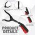 ROBOHOOK 2 Workers,11.02in,Black Short Grabber Reacher Tool PCS,Small Grabber Reacher Tools Non-Slip Ergonomic