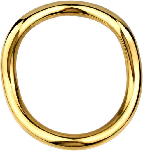 Stainless Steel Curved Shape Penis Cock Rings Metal Ring Penis Loop Metal Delay Ring Stronger Erection Enhancer Sexual
