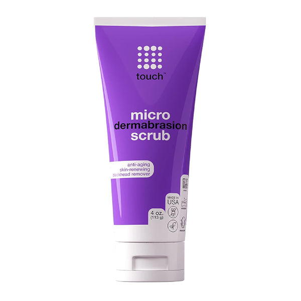 Microdermabrasion Facial Scrub and Exfoliator, Anti-Aging Exfoliating Face Scrub Polish Cream, Large 4 Ounce Size
