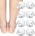 4 Pairs Medial Lateral Supination Wedge Insoles with Magnets for Correcting Pronation Silicone Orthopedic Shoe Inserts