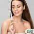 Voom Sonic Pro 3 Rechargeable Electric Toothbrush, Soft Dupont Nylon Bristles, 2-Minute Timer, Gold