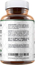 Vegan Labs 180 1600MG 100% Immune Apple Cider Vinegar Capsules with The Mother- Vegan Capsules, Per Serving- Natural