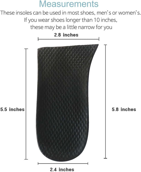 3/4 Inch (20mm) Heel Cushions Pads Inserts for Limb Leg Length Discrepancies, Sold Individually (2 Lefts)