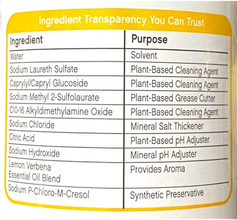 Nature's Promise Liquid Dish Soap, Lemon Verbena, 24 Fl Oz