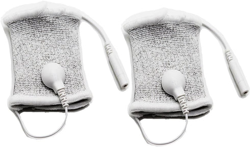 E-stim Adjustable Fabric Silver Thread Conductive Loop Accessories for Tens Stim Finger Massager