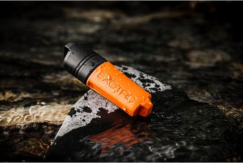 Exotac fireSLEEVE Waterproof Floating Lighter Case (Lighter Not Included), with Gas-Lock Strap for Thumb-Free