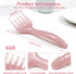 Zoolinn 2-Pack Manual Scalp & Head Massager Portable Resin Gua Sha Tool with Five Claws Ideal Gift for Mother's