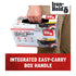 Contractor Trash Bags, 45 Gallon, 18 Bags, Wing Tie Closure, 3 MIL Thick, Gusseted Bottom, Heavy Duty Black Garbage Bags