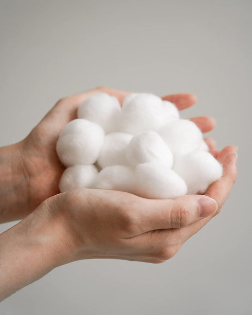 Organyc 100% Organic Cotton Balls, 100 Count for Sensitive Skin