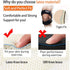 HUEGLO Patellar Tendon Support Strap Women Men Knee Brace for Knee Knee Pain Relief,Knee Stabilizer Support For Meniscus Tear,Tendonitis,Osgood Schlatter,Arthritis, Injury Recovery,Sports,12"-18"