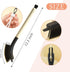 Hard Bristle Crevice Cleaning Brush, Long Handle Multifunctional Gap Cleaning Tool for Bathroom and Kitchen