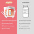 Hiqlity Packed 10 Vaginal pH Test Strips with Sterile Swabs, Feminine Health Vaginal pH Test Strips Kits, Vaginal PH