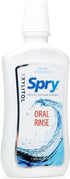 Spry Xylitol Mouthwash, Fluoride Free Oral Rinse with Enamel Support, Natural Cool Mint, 16 fl oz (Pack of 2)