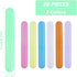 20PCS Portable Toothbrush Case Set - Breathable Holder, Dust-proof Storage, Mixed Color for Daily and Travel Use