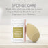 Jenny Patikin Pure Luxury Green Tea Makeup Sponge - Organic Beauty Blender for Flawless Face Makeup Blending