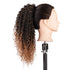 Vigorous Ponytail Extension, 14 Inch Drawstring Ponytail for Black Women, Short Fluffy Afro Kinky Curly