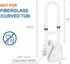 HEPO Adjustable Bathtub Safety Rail for Elderly, Tub Grab Bar for Bathroom, Assistance Bathtub Handle Clamp for Seniors