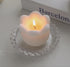 T-shin Candle,80G Lily of The Valley Shaped Scented Aesthetic Flower Shaped Soy Wax Aroma Decorative Candle for Table