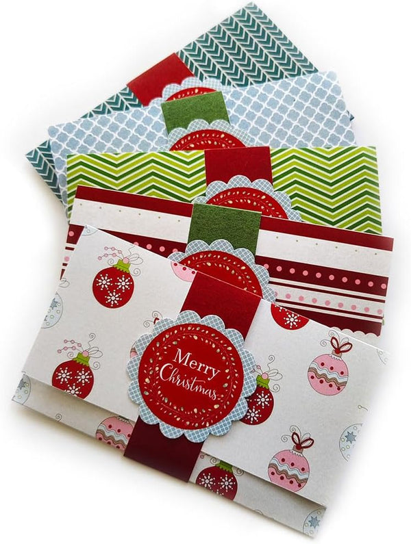 Adore By Nat Christmas Holiday Gift Card or Money Holders - Merry