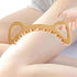 pistro 29 Wooden Massage Tool Body Massager, Handheld Professional Manual Beads Guasha Stick for Abdomen, Shoulder